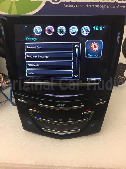 2013 - 2019  Cadillac Refurbished Navigation Bluetooth Touch Screen Display Control Panel Unit With Heated Seat Option ONLY
