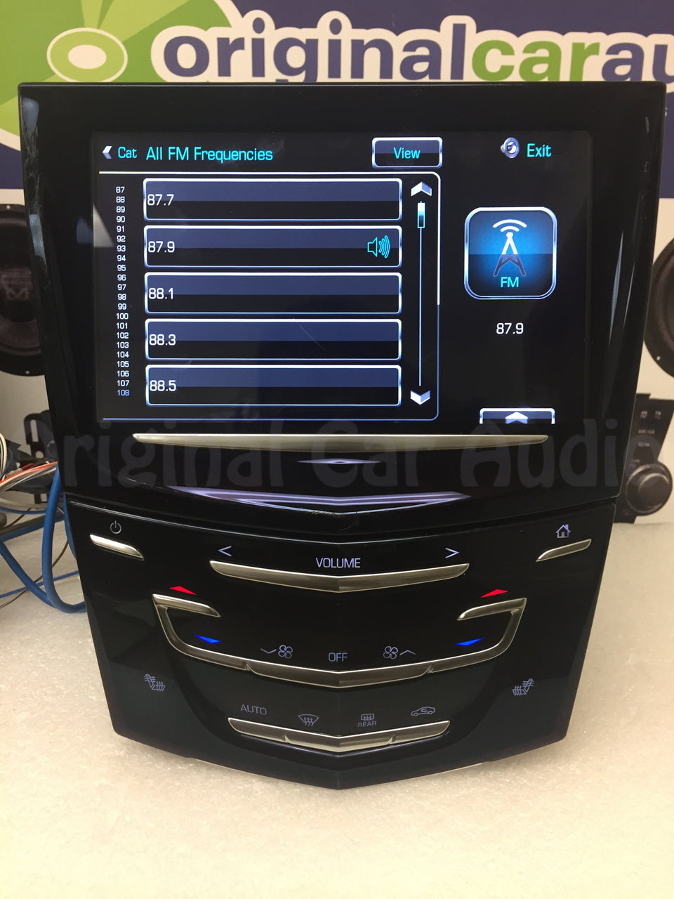 2013 - 2019  Cadillac Refurbished Navigation Bluetooth Touch Screen Display Control Panel Unit With Heated Seat Option ONLY