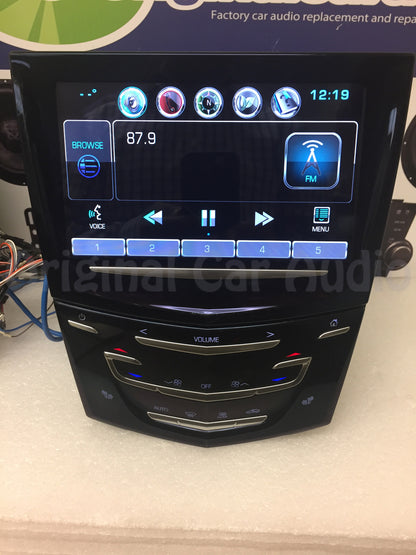 Refurbished 2013 - 2016 Cadillac SRX Cue Wireless Charging Navigation Bluetooth Touch Screen Display Control Panel Unit With Heated Seat Option ONLY