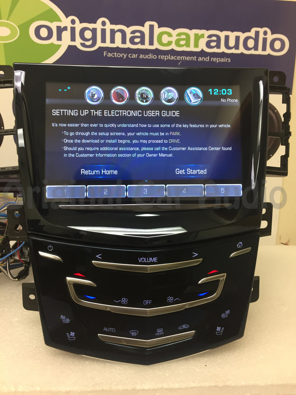 2013 - 2019  Cadillac Refurbished Navigation Bluetooth Touch Screen Display Control Panel Unit With Heated and Cooled Seats