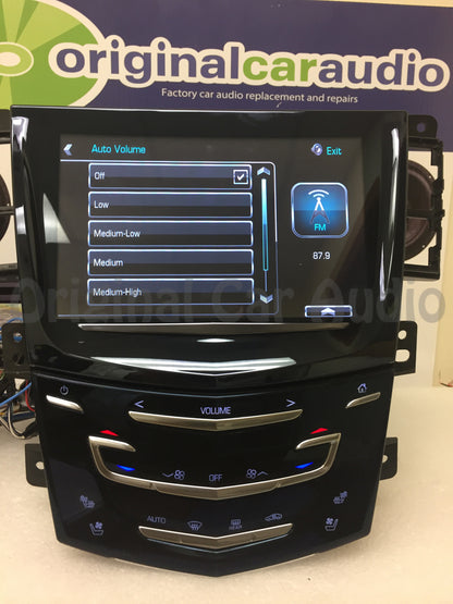 2013 - 2019  Cadillac Navigation GPS Bluetooth Touch Screen Display Control Panel Unit With Heated and Cooled Seats