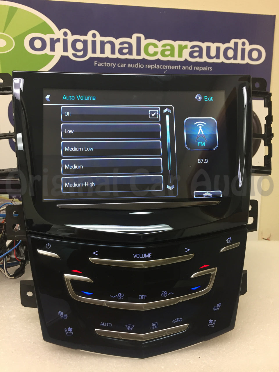 2013 - 2019  Cadillac Navigation GPS Bluetooth Touch Screen Display Control Panel Unit With Heated and Cooled Seats