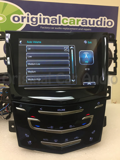 2013 - 2019  Cadillac Navigation GPS Bluetooth Touch Screen Display Control Panel Unit With Heated and Cooled Seats
