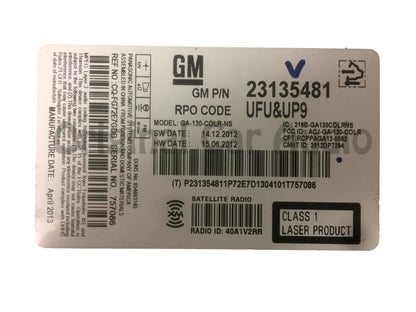 Pre-Programmed 2013 Buick Chevrolet GMC Camaro Cruze Equinox Terrain Verano OEM MyLink AM FM MP3 CD Stereo Receiver