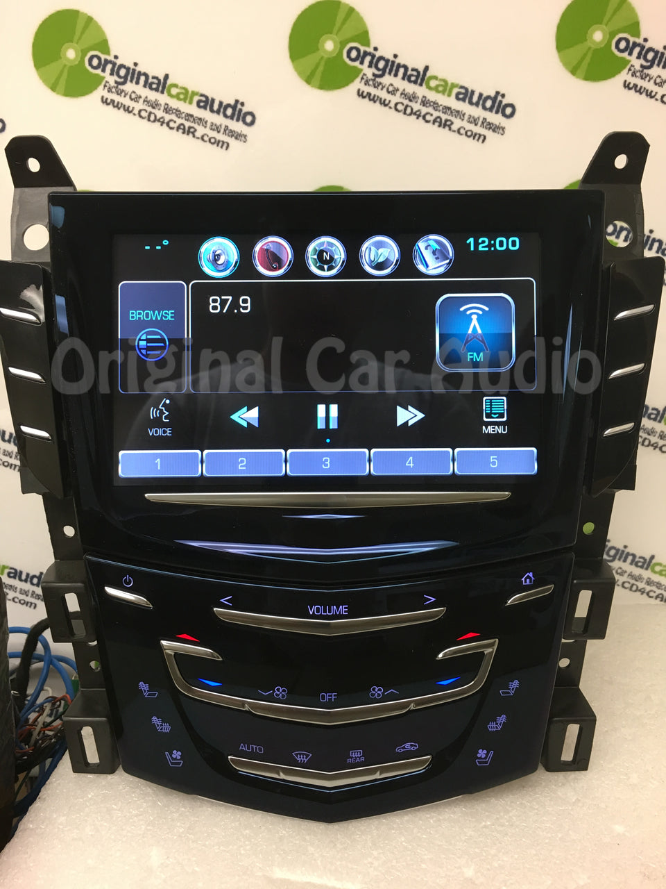 Refurbished 2013 - 2019 Cadillac ATS CTS XTS Navigation GPS Bluetooth Touch Screen Display Control Panel Unit w/ Vented Heated and Cooled Seats
