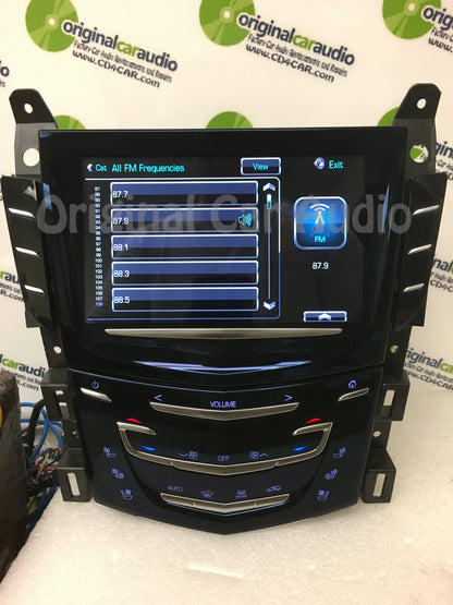 Refurbished 2013 - 2019 Cadillac ATS CTS XTS Navigation GPS Bluetooth Touch Screen Display Control Panel Unit w/ Vented Heated and Cooled Seats