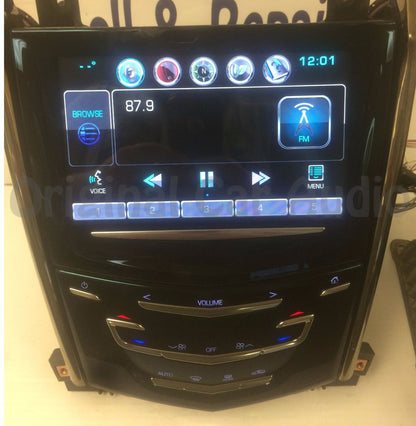 REFURBISHED  2013 - 2019 Cadillac ATS CTS XTS Navigation GPS Bluetooth Radio AM FM Touch Screen Display Control Panel Unit With OUT Seat Options CUE, 23173153, 23286469, 23348949, 23412267, 23231828, 84336755, 84237888