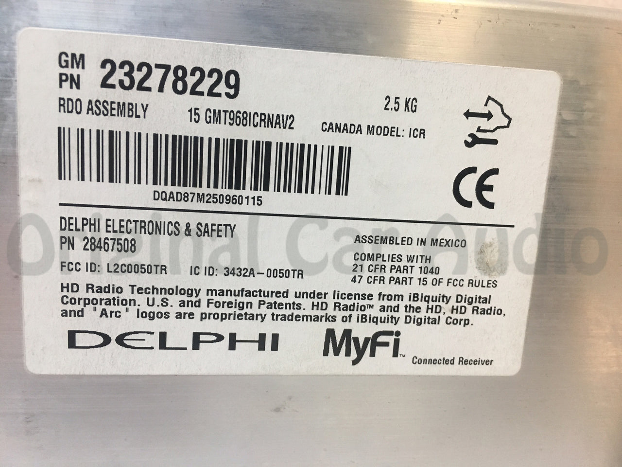 UNLOCKED 2013 2014 2015 2016 GMC Acadia OEM Intellink MyFi Navigation Radio RSE AM FM SAT USB Touch Screen