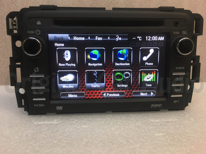 Unlocked 2013 - 2014 GMC Acadia OEM AM FM XM AUX HD Touchscreen Radio CD DVD Player