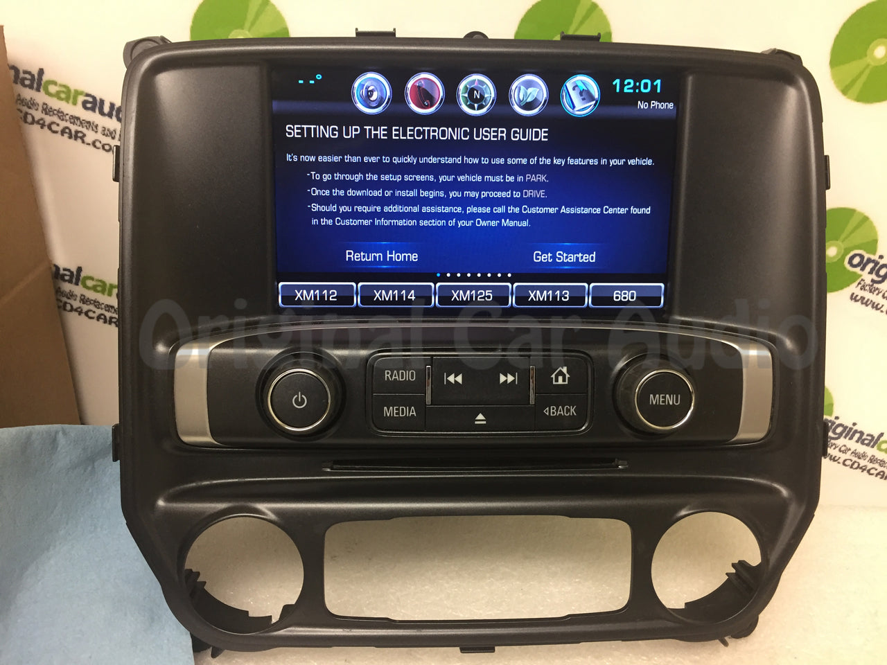 2014 - 2019 GMC Sierra OEM Touch Screen Radio Control Panel Display Monitor