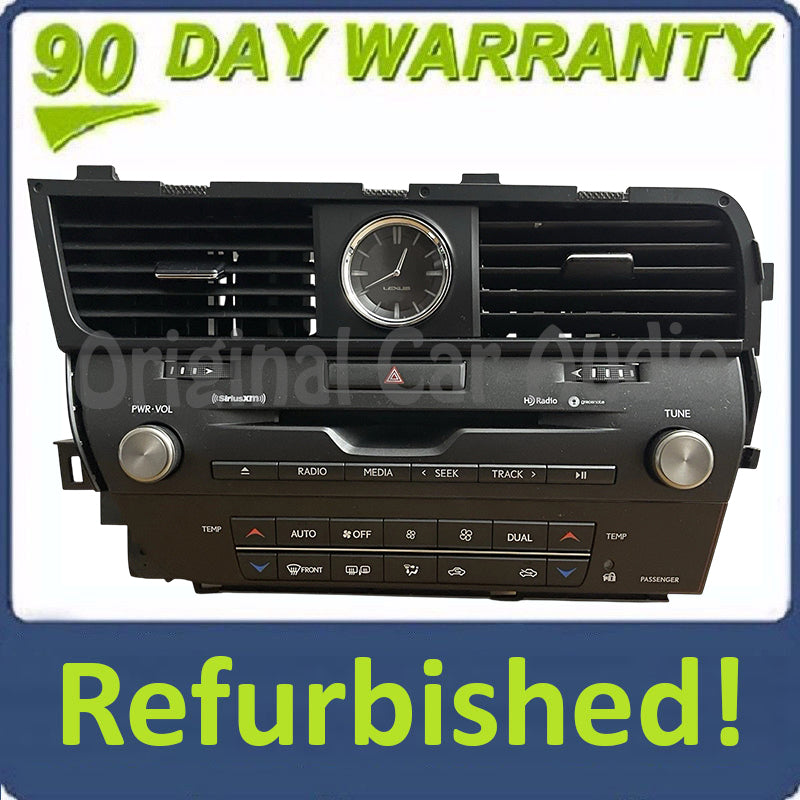 Refurbished LEXUS RX350 RADIO RX450H AUDIO RADIO RECEIVER CD PLAYER CONTROL PANEL 861400E660