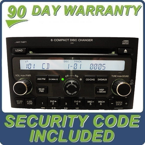 2006 2007 2008 Honda Pilot Radio Stereo and 6CD Changer Player