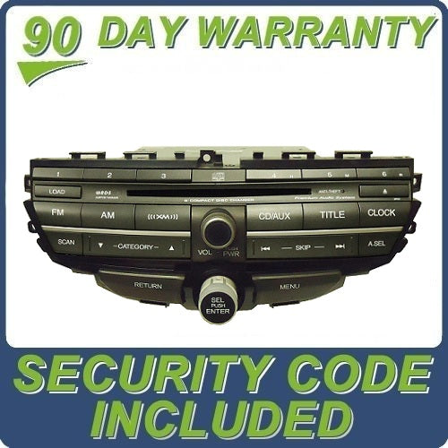 Remanufactured HONDA Accord Radio Stereo 6 Disc Changer CD Player Premium Audio System 3PA1 2008 2009 2010 2011 2012