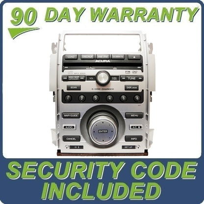 2007 2008 Acura RL XM Satellite Radio Stereo MP3 DVD 6 Disc CD Changer 4XL6 39100-SJA-A10  07 08