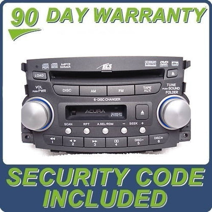 NEW 06 07 08 Acura TL Radio 6 Disc CD Changer DVD Cassette 1SB1 OEM