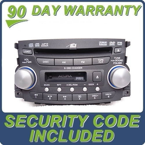 NEW 06 07 08 Acura TL Radio 6 Disc CD Changer DVD Cassette 1SB1 OEM