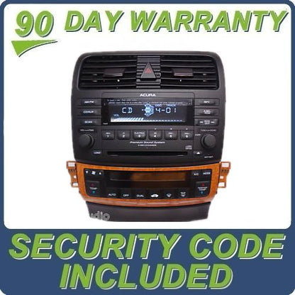 2004 2005 Acura TSX OEM Premium Sound Radio AUX & 6 Disc Changer CD Player 7EB0