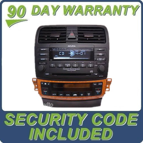 2004 2005 Acura TSX OEM Premium Sound Radio AUX & 6 Disc Changer CD Player 7EB0