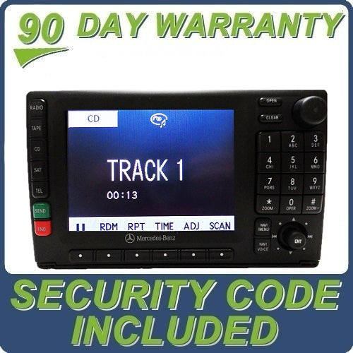 00 01 02 03 04 05 MERCEDES-BENZ Navigation-READY SATELLITE XM 7-PIN Radio Tape Cassette Player LCD Display Screen Monitor OEM RA4110 ML320 ML350 ML430 ML500 ML55 2000 2001 2002 2003 2004 2005