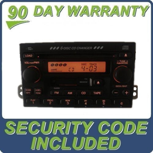 Honda CRV (CR-V) Radio Tape and 6 Disc CD Changer 1999 - 2004