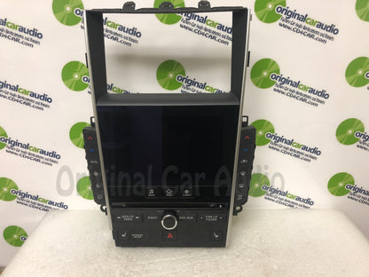2014 - 2020 Infiniti Q50 OEM Navigation Radio Control Panel Touch Screen Climate Control w/Heated Seats BEZEL ONLY