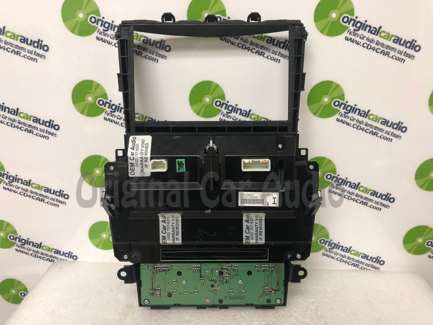 2014 - 2020 Infiniti Q50 OEM Navigation Radio Control Panel Touch Screen Climate Control w/Heated Seats BEZEL ONLY