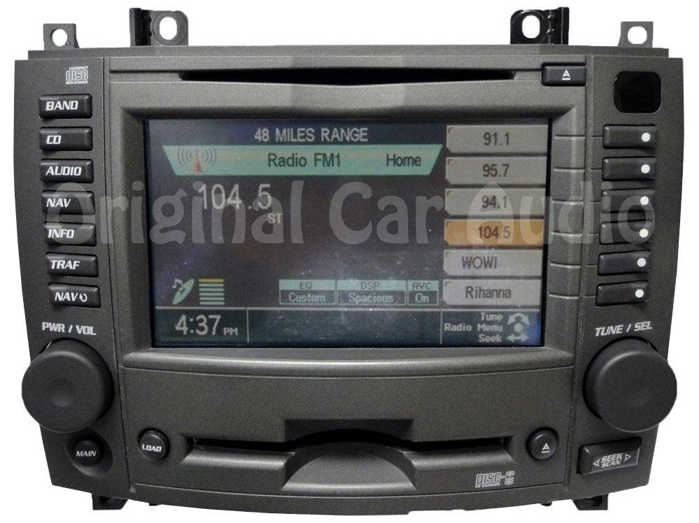 Cadillac navigation DVD MP3 6 disc CD player GPS radio stereo