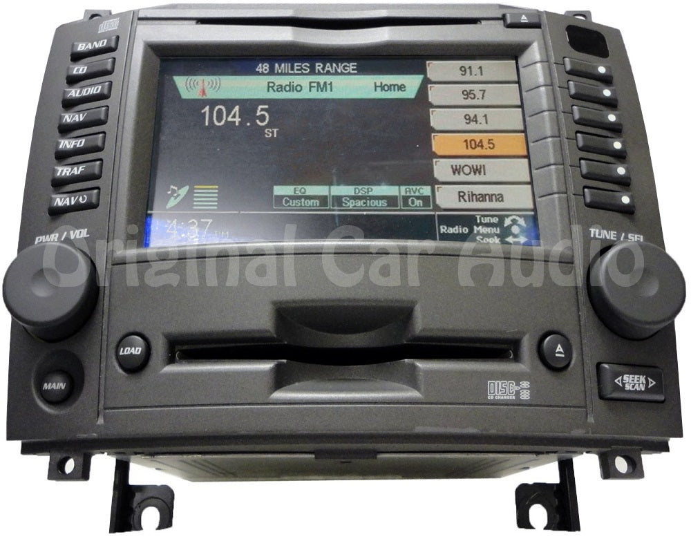 Cadillac navigation DVD MP3 6 disc CD player GPS radio stereo