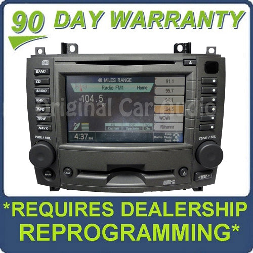 Cadillac navigation DVD MP3 6 disc CD player GPS radio stereo