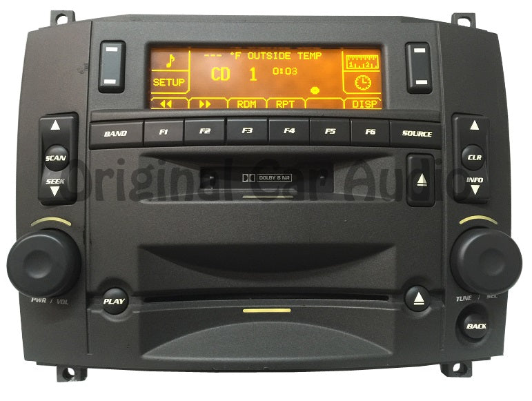 Cadillac CTS SRX AVEC radio single CD tape cassette player