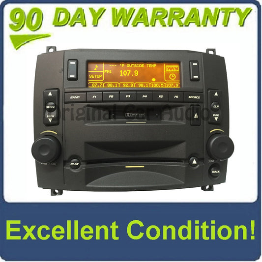 Cadillac CTS SRX AVEC radio single CD tape cassette player