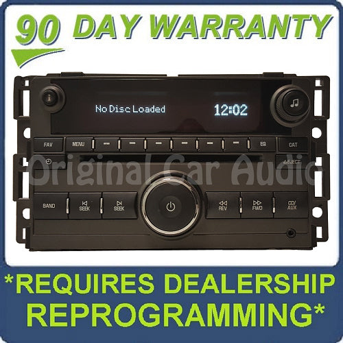 Pontiac Solstice radio receiver stereo CD player MP3 aux OEM