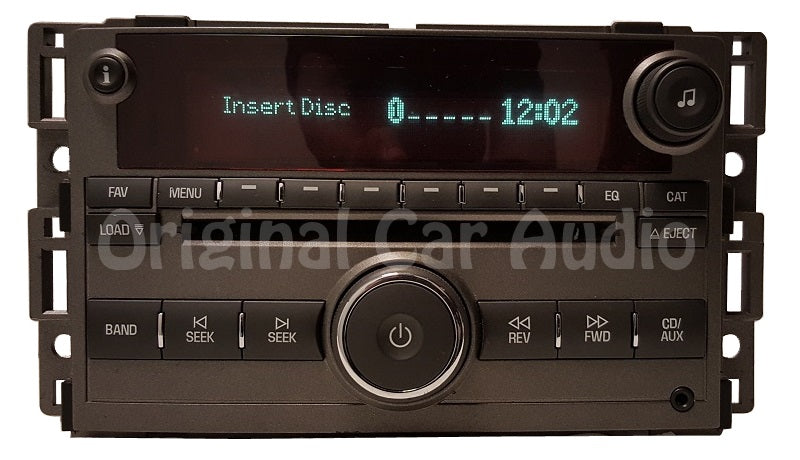 Pontiac Solstice radio 6 disc CD changer MP3 aux stereo OEM