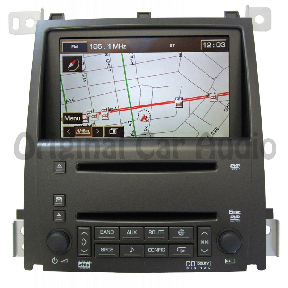 2005 - 2011 Cadillac STS DVD player navigation 6 CD changer AM FM OEM