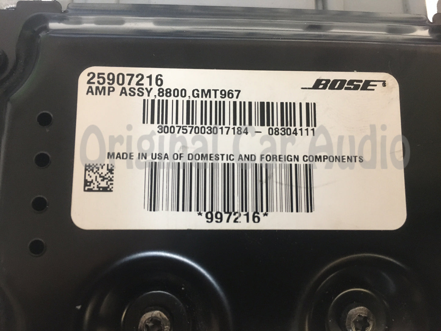 2007 - 2017 Chevy Buick GMC Acadio Enclave Traverse OEM Bose Premium Surround Sound Audio Amp Amplifier UQA UQS
