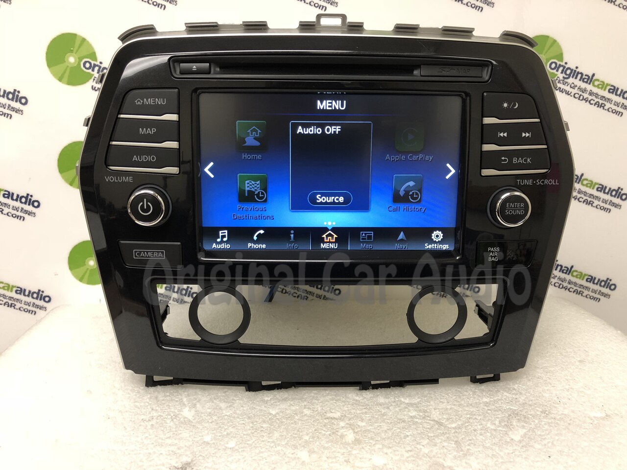 2016 - 2018 Nissan Maxima OEM BOSE Touch Screen GPS Navigation HD Radio Bluetooth Media Receiver