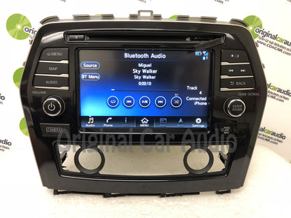 Reman 2016 - 2018 Nissan Maxima OEM NON-BOSE Touch Screen Navigation AM FM XM Receiver