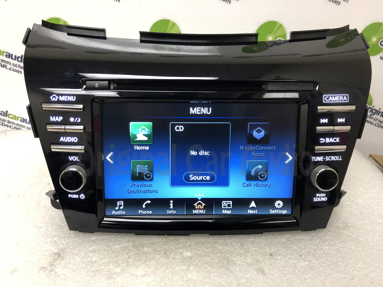 2015 - 2016 Nissan Murano OEM NON-BOSE Touch Screen Navigation CD Radio Receiver
