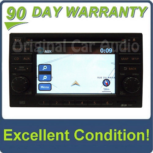 2012 - 2015 Nissan Rogue OEM Navigation GPS Radio Stereo Display Screen Receiver
