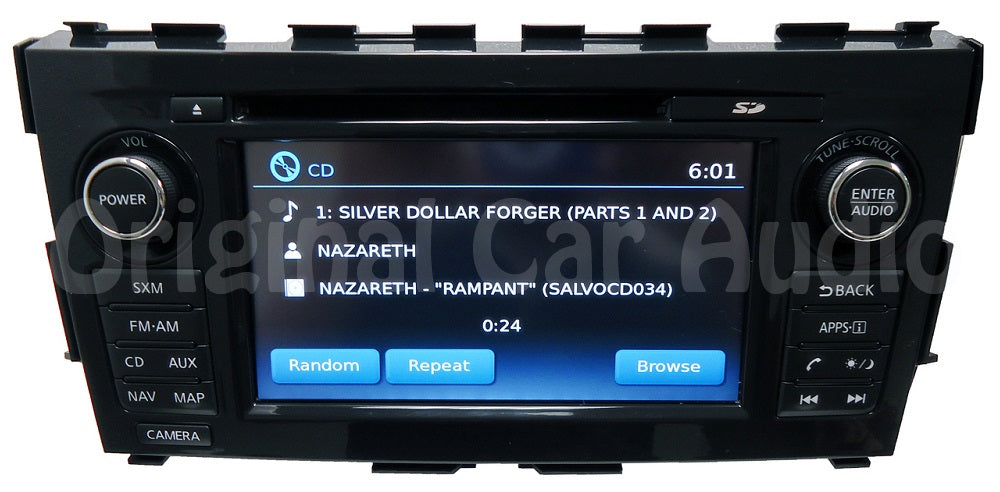 New 2014 - 2015 Nissan OEM XM AM FM Radio Navigation MP3 Aux CD Player Receiver