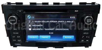 New 2014 - 2015 Nissan OEM XM AM FM Radio Navigation MP3 Aux CD Player Receiver