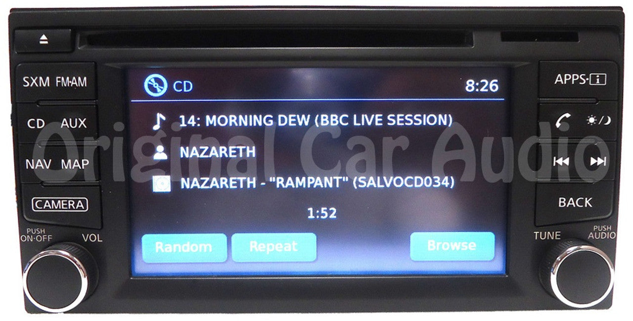 2014 - 2015 Nissan Juke OEM Navigation SirusXM Radio CD Player Receiver