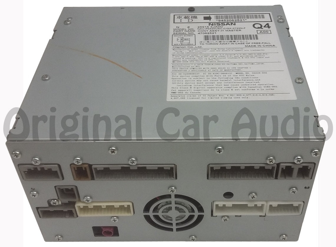 2013 - 2015 Infiniti JX35 QX60 AM FM CD Player BOSE Navigation Bluetooth USB AUX SAT