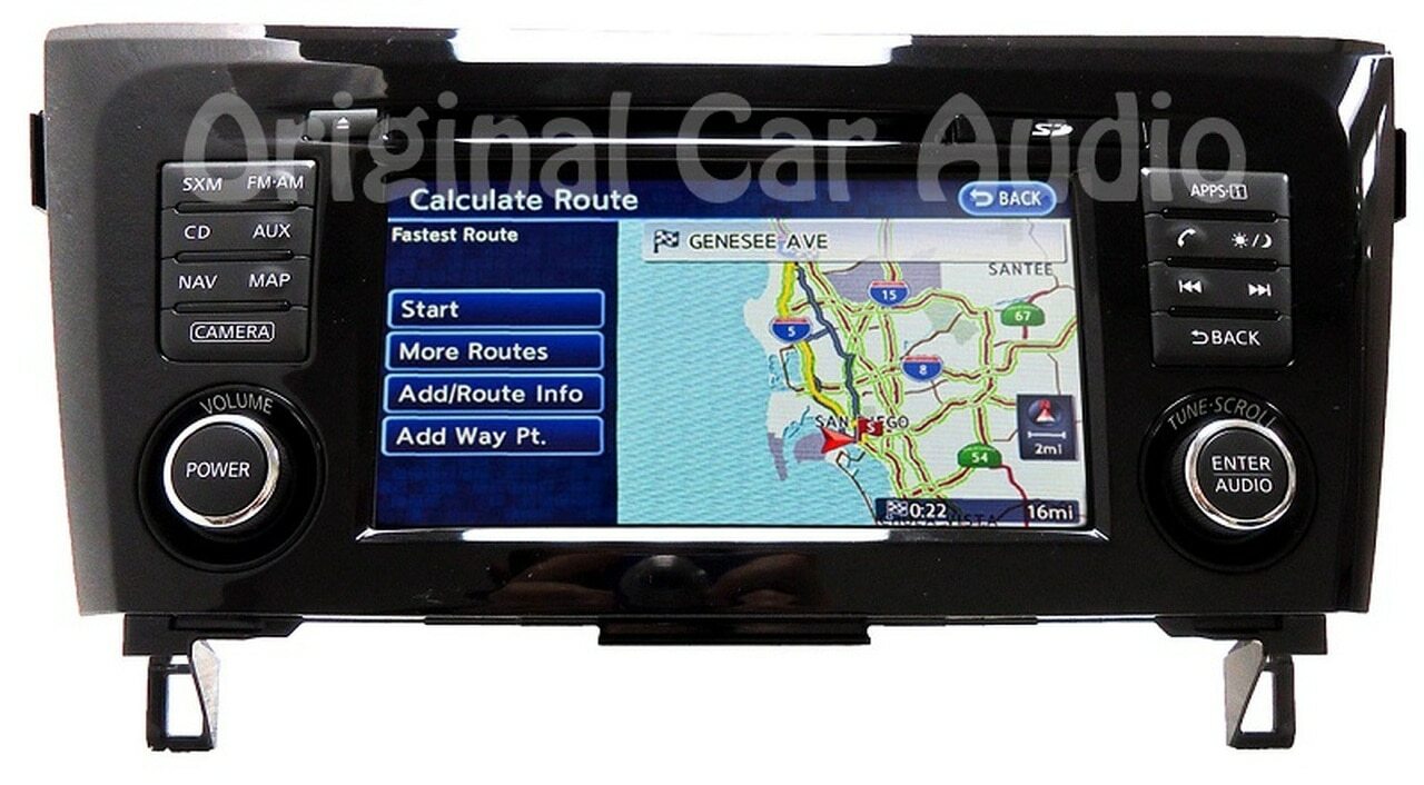 2016 - 2018 NISSAN Rogue OEM Navigation AM FM XM Radio CD Player Receiver