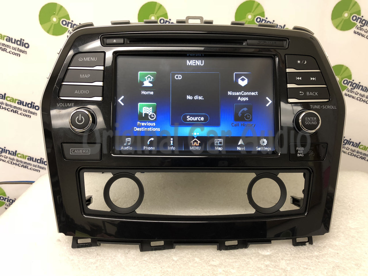 Refurbished 2016 - 2017 Nissan Maxima OEM BOSE Touch Screen Navigation AM FM XM Receiver