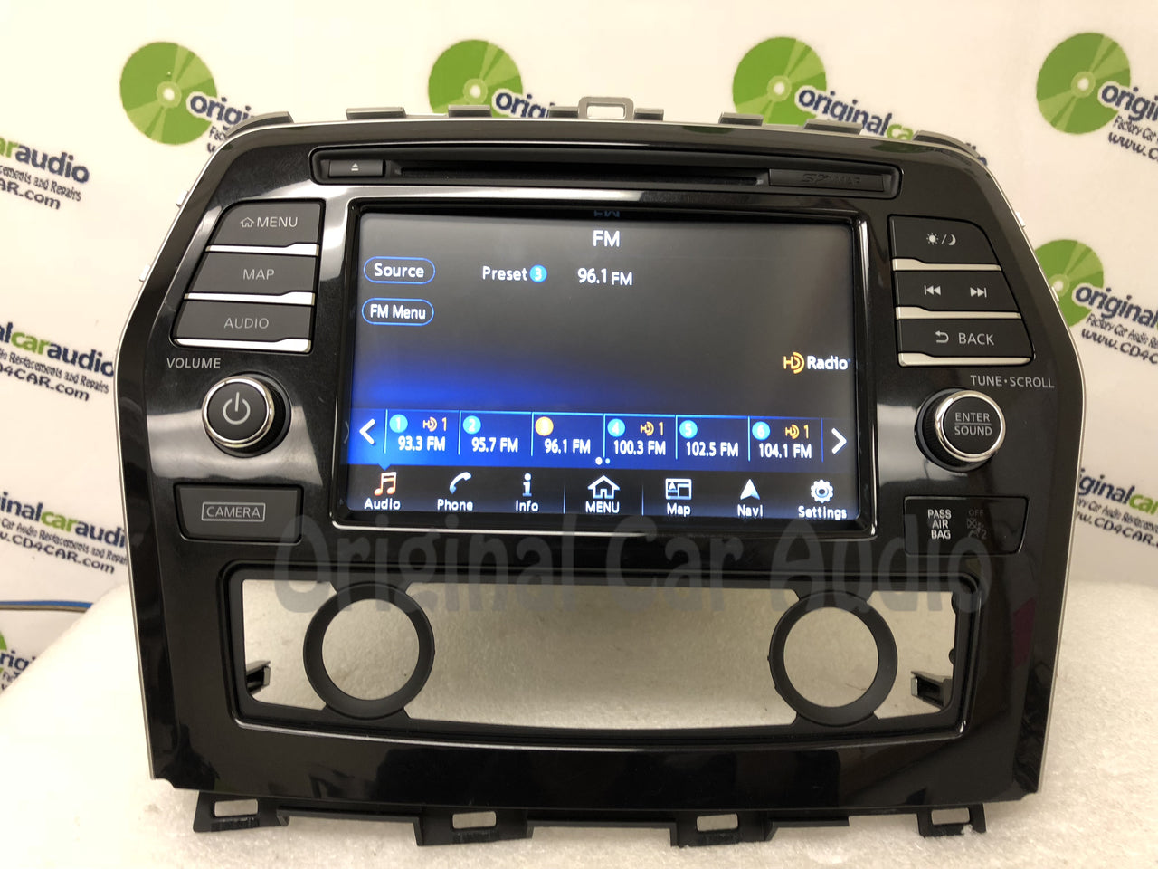 2016 - 2018 Nissan Maxima OEM BOSE Touch Screen GPS Navigation HD Radio Bluetooth Media Receiver