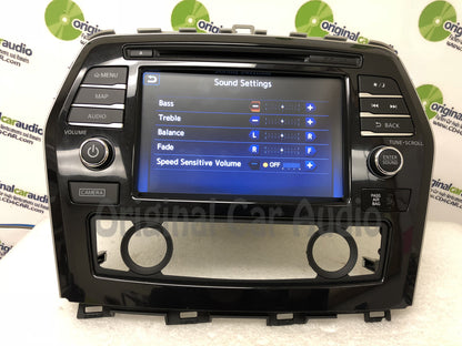 2016 - 2018 Nissan Maxima OEM BOSE Touch Screen GPS Navigation HD Radio Bluetooth Media Receiver
