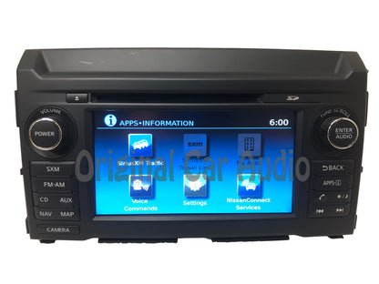 Refurbished 2016 - 2019 Nissan Titan XD OEM Touch Screen Navigation CD Multi Media AM FM Radio Receiver