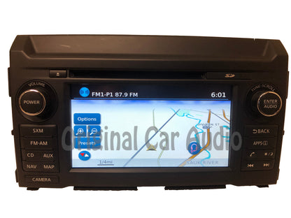 Refurbished 2016 - 2019 Nissan Titan XD OEM Touch Screen Navigation CD Multi Media AM FM Radio Receiver