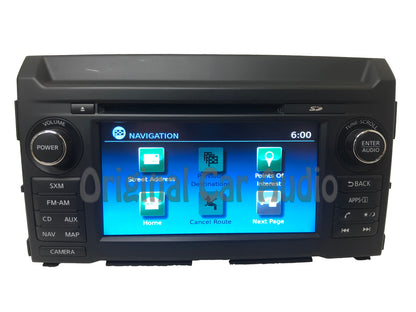 Refurbished 2016 - 2019 Nissan Titan XD OEM Touch Screen Navigation CD Multi Media AM FM Radio Receiver